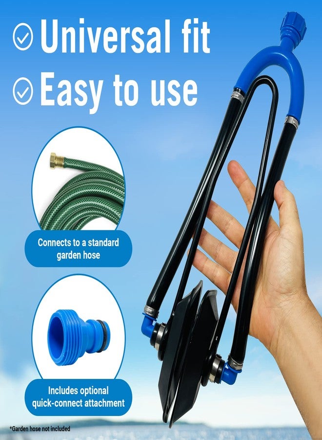 Better Boat Boat Motor Muffs, Outboard & Inboard I/O Engine Flush Kit, Ear Flusher Hose Adapter for Marine Engine Winterizing, Flushing & Warming - Image 4